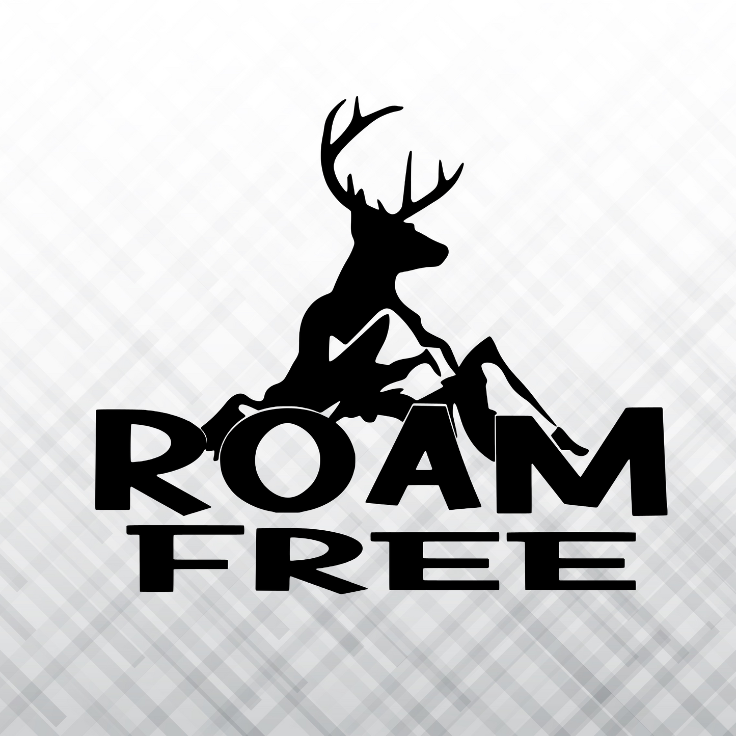 Roam Free Inspirational – Vinyl Decal – Car Decal, Truck Decal, Van Decal & More!