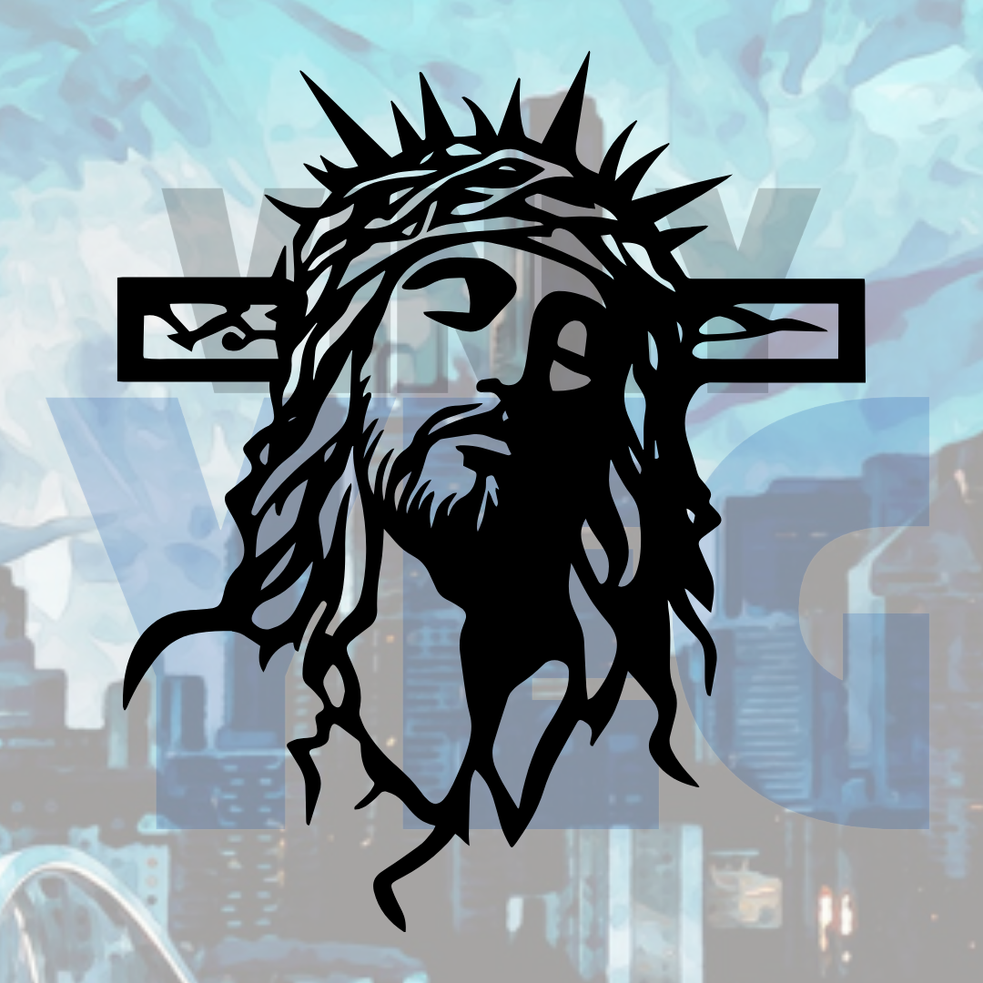 Jesus Savior – Vinyl Decal – Car Decal, Truck Decal, Van Decal & More!