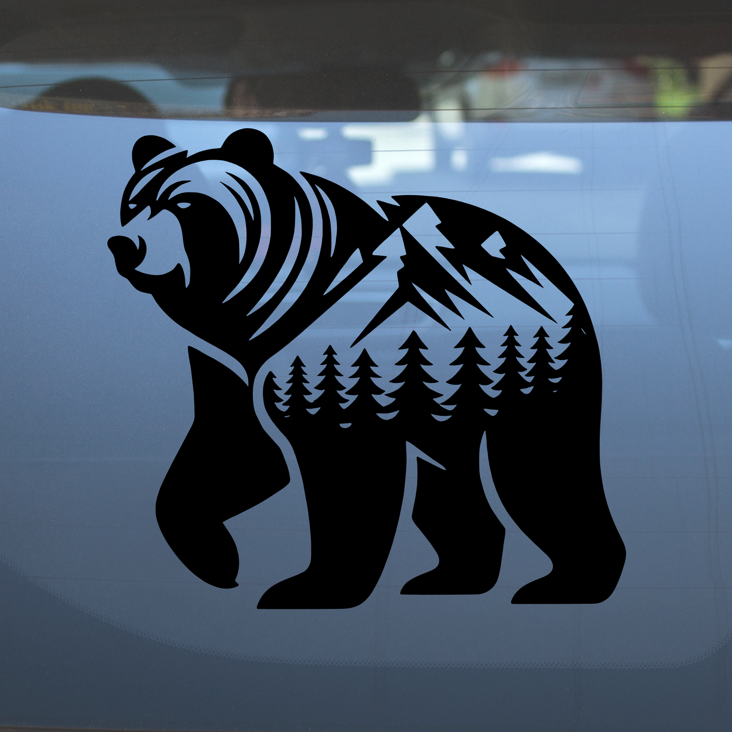 Wild Mountain Bear – Vinyl Decal – Car Decal, Truck Decal, Van Decal & More!