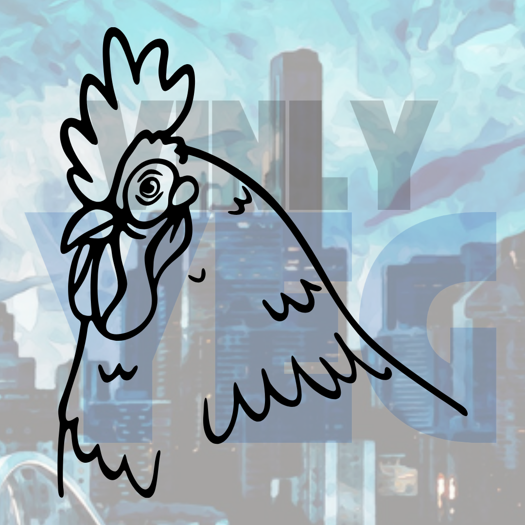 Farmhouse Rooster – Vinyl Decal – Car Decal, Truck Decal, Van Decal & More!