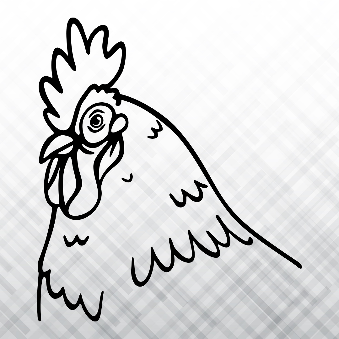 Farmhouse Rooster – Vinyl Decal – Car Decal, Truck Decal, Van Decal & More!