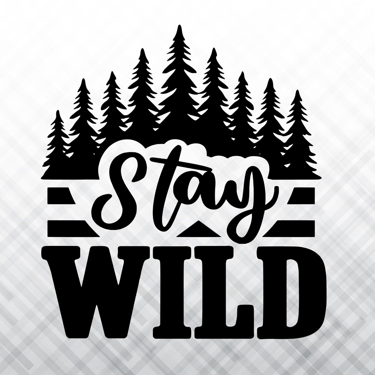 Stay Wild  – Vinyl Decal – Car Decal, Truck Decal, Van Decal & More!