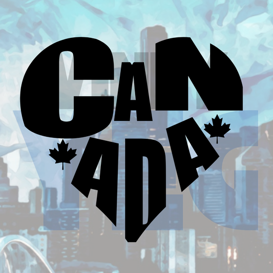 Canada Love – Vinyl Decal – Car Decal, Truck Decal, Van Decal & More!