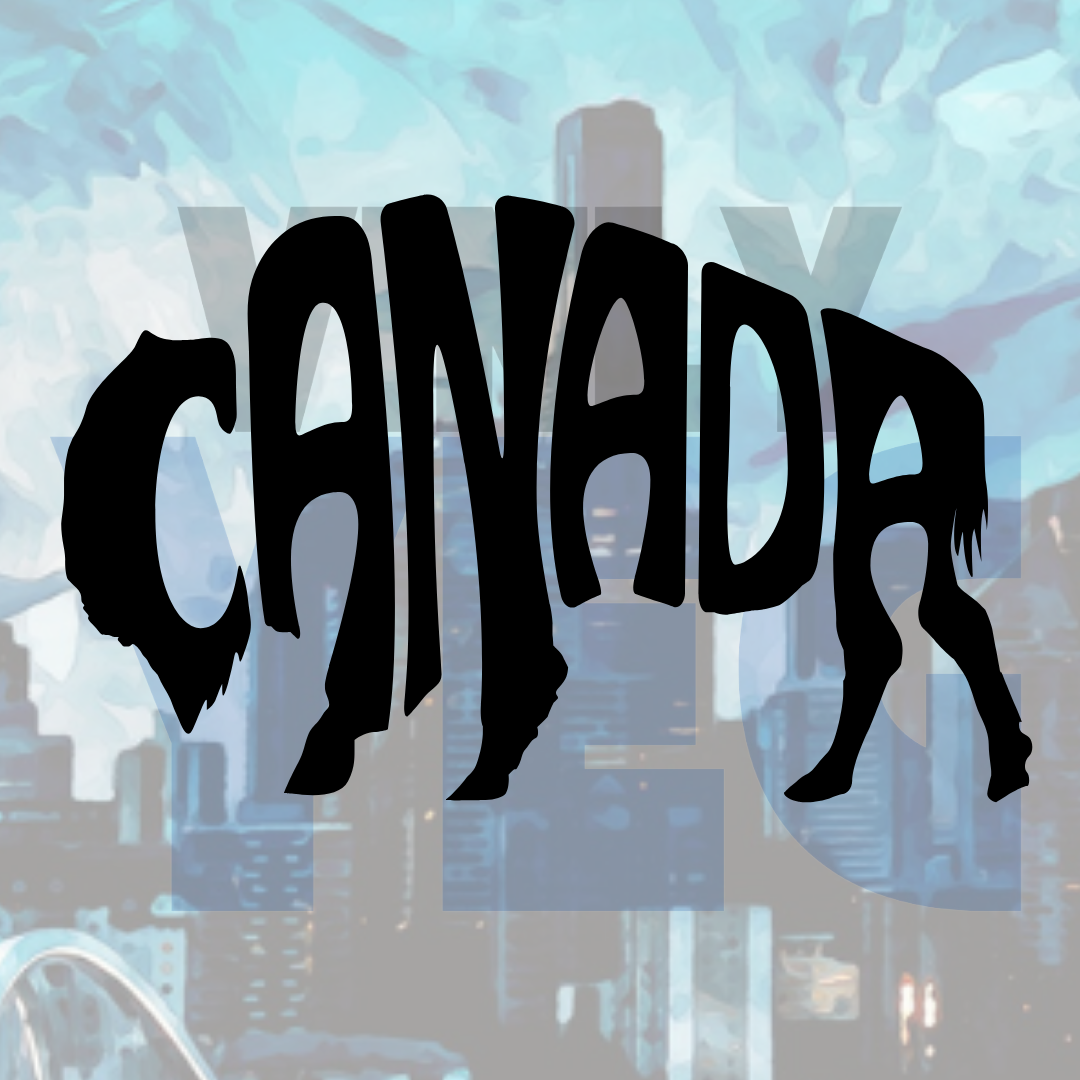 Canadian Bison – Vinyl Decal – Car Decal, Truck Decal, Van Decal & More!