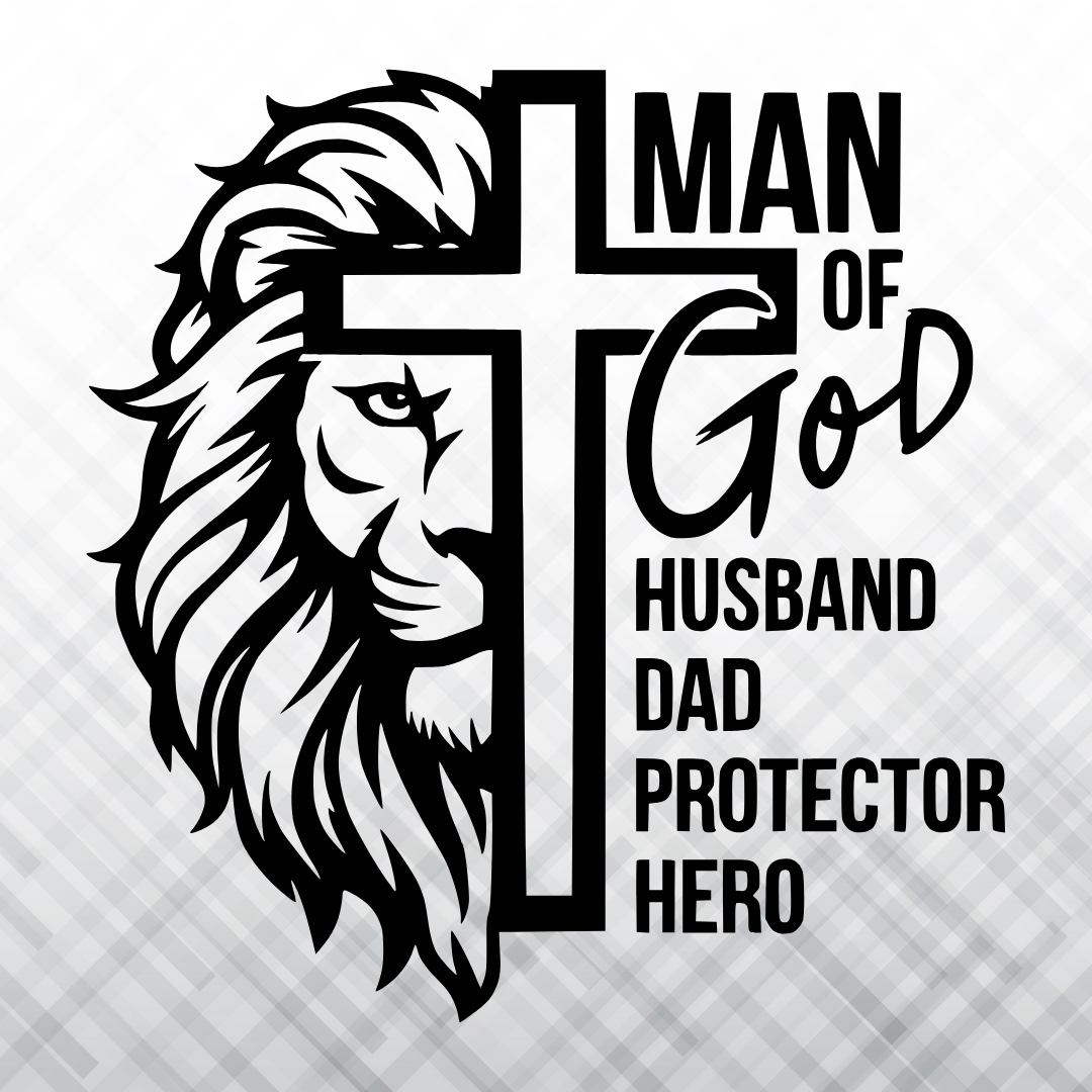 Man of God – Vinyl Decal – Car Decal, Truck Decal, Van Decal & More!