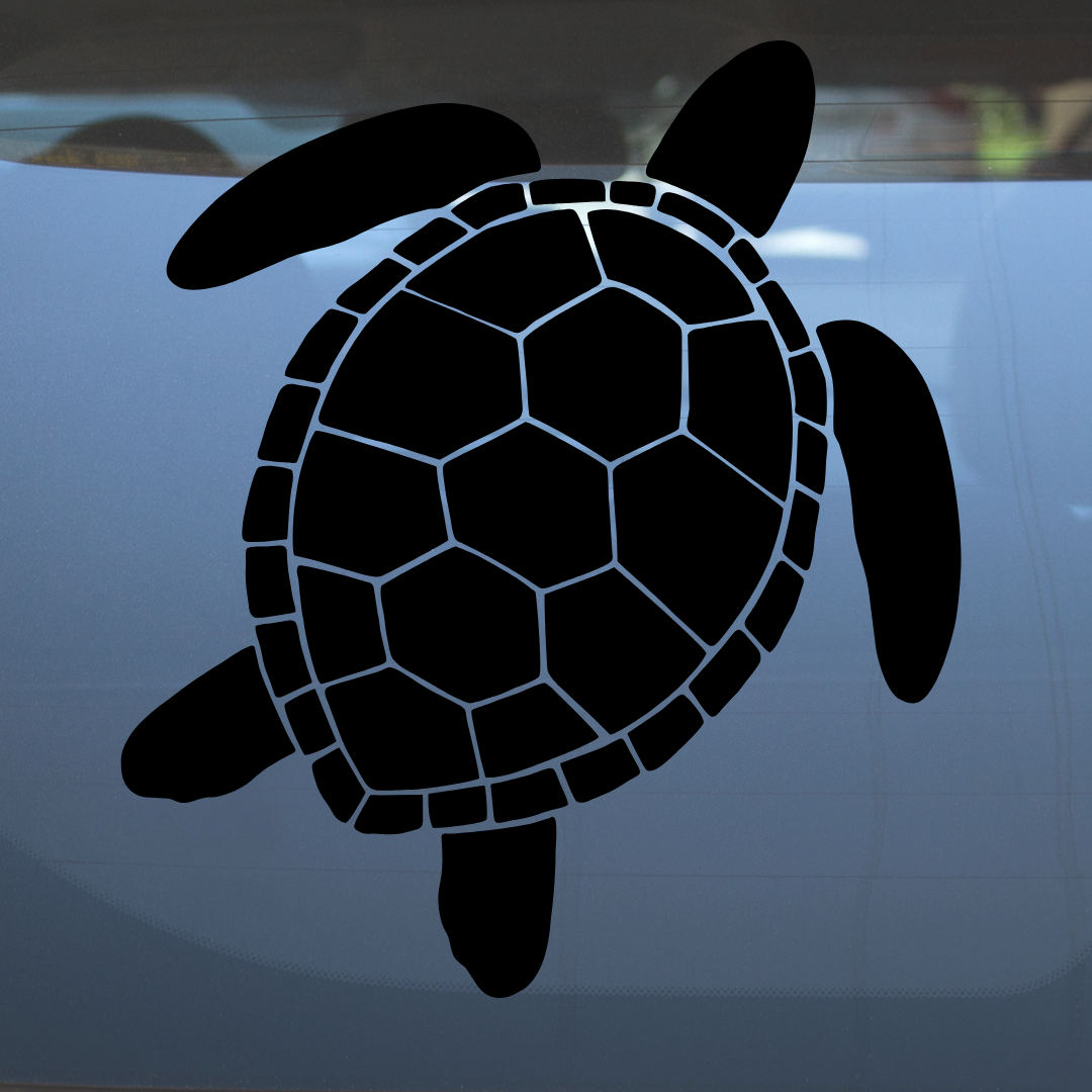 Sea Turtle – Vinyl Decal – Car Decal, Truck Decal, Van Decal & More!