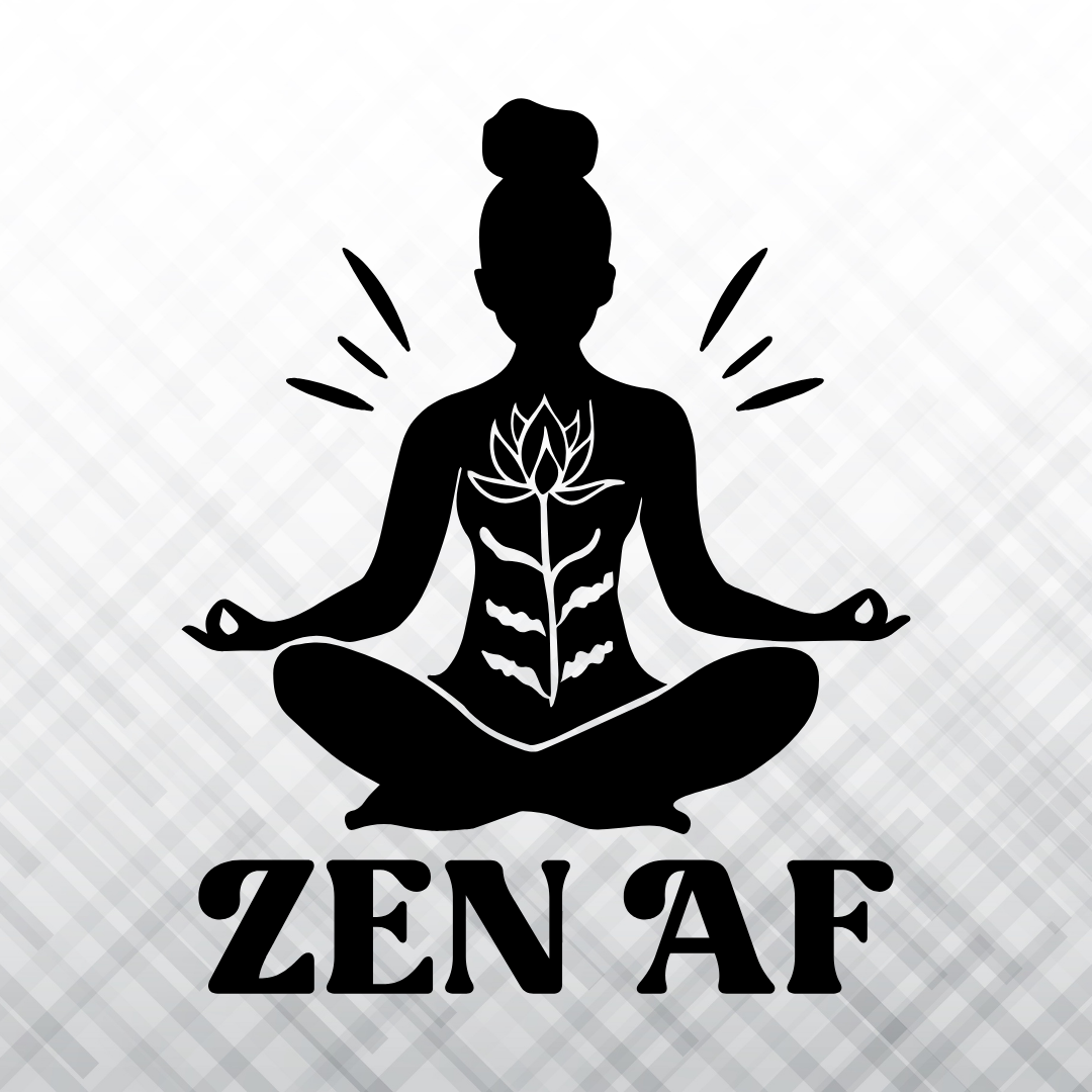 Zen AF – Vinyl Decal – Car Decal, Truck Decal, Van Decal & More!