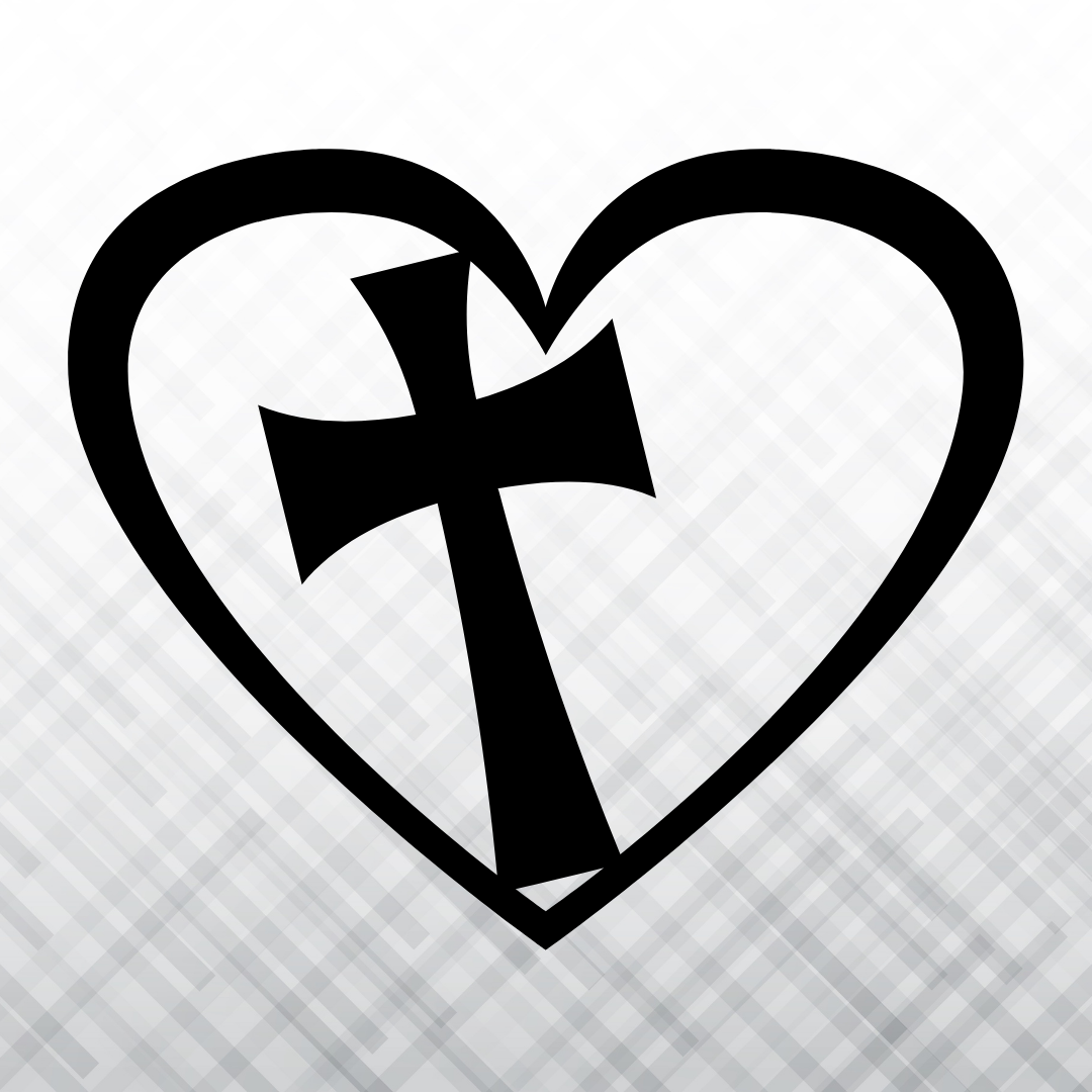 Faith in Heart Vinyl Decal – Vinyl Decal – Car Decal, Truck Decal, Van Decal & More!